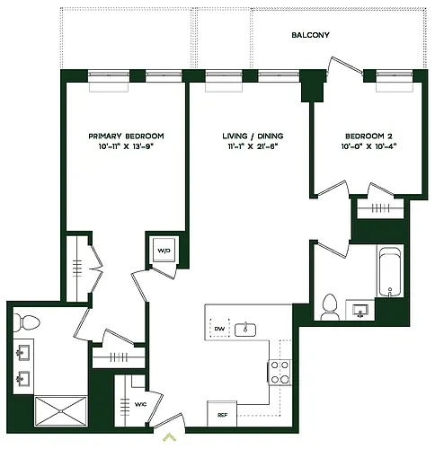 Floor plan B8W