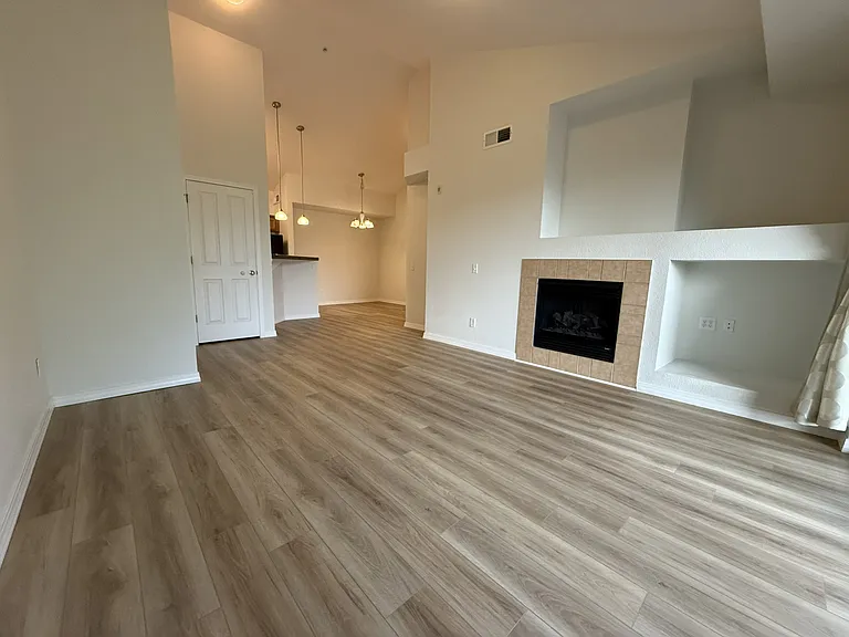 Family room, entry, dining room