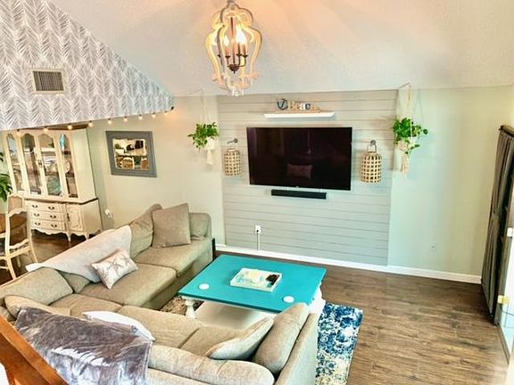 Living room view from stairway
