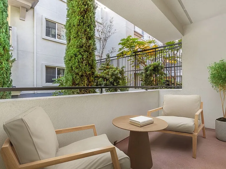 Private balcony