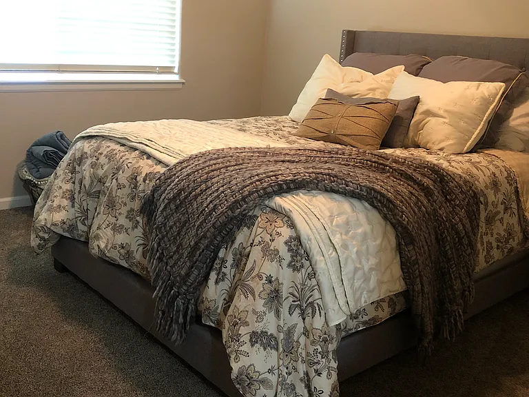Second Floor bedroom with loft and it's own private bathroom.