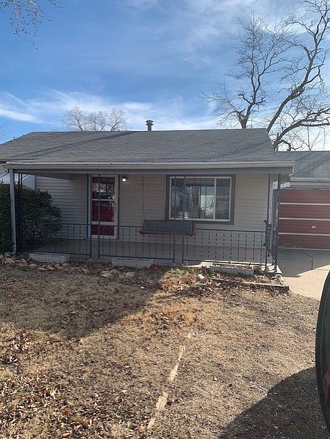 Front of house and garage