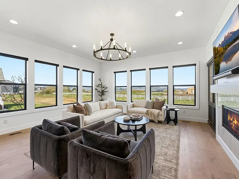 Spacious living room connected to the kitchen. Unobstructed views of Deer Valley East