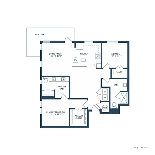 Floor plan B3
