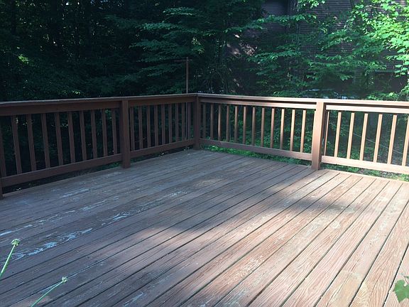 Deck in the Back Yard