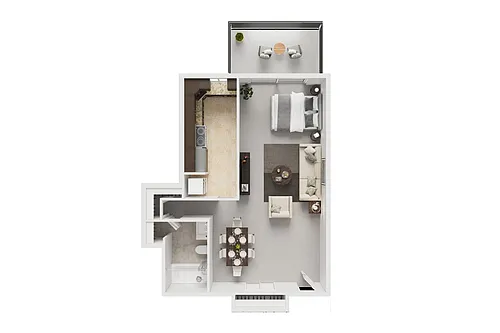 Floor plan Studio
