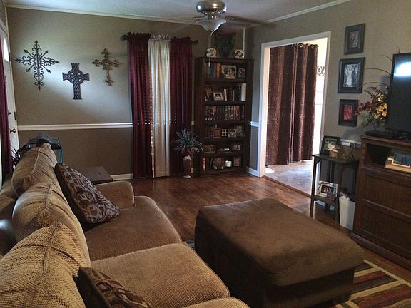 Living room w/kitchen view