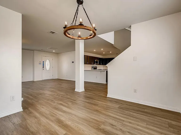 Living room without furniture