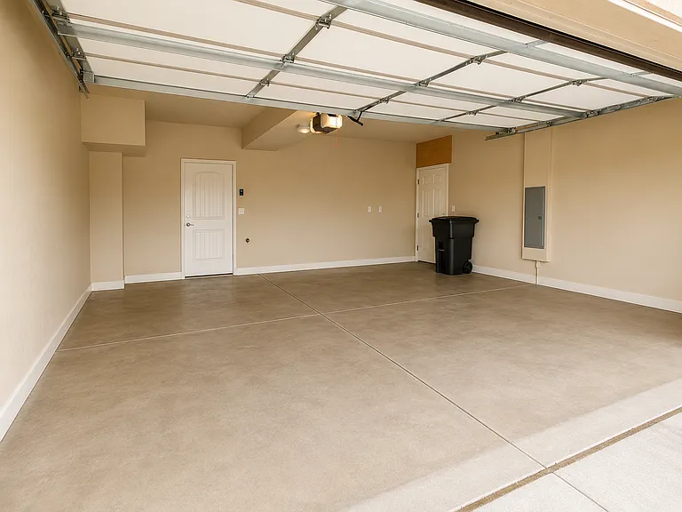 Spacious 2-car garage with automatic opener and interior access _ a real bonus in Colorado winters.