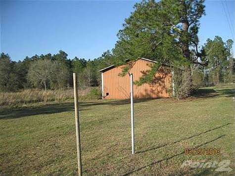Front of outbuilding
