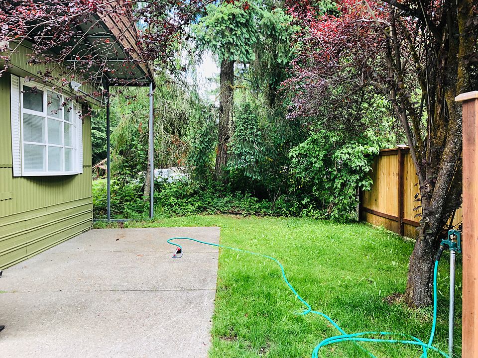 Private patio and lawn area