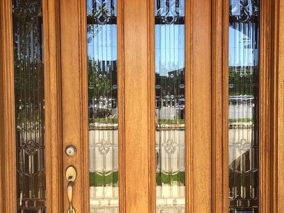 8 foot custom solid oak door