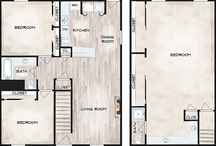 3X2 Floorplan Diagram
