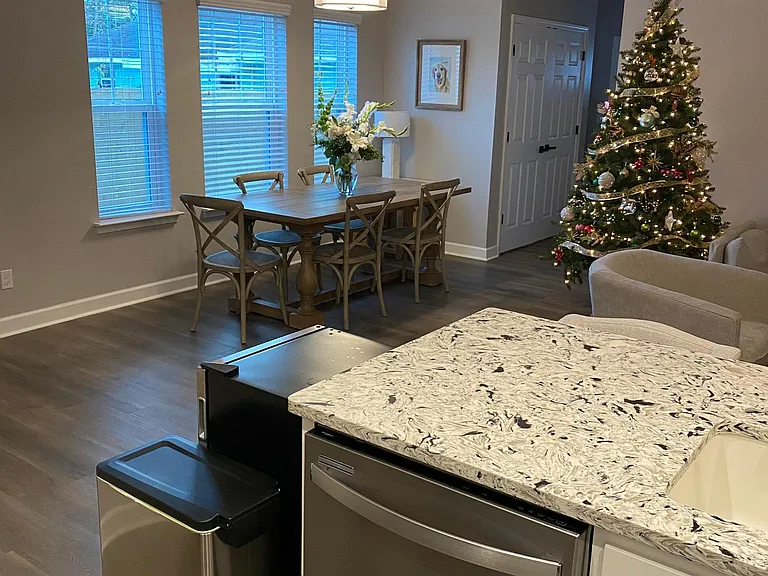 View of Dining Room from Kitchen