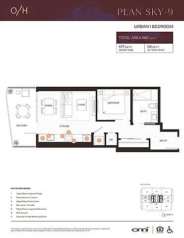 Floor plan Plan SKY9