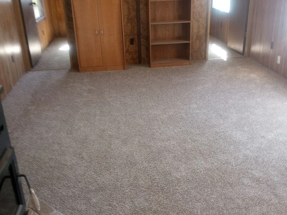 Living Room with pellet stove