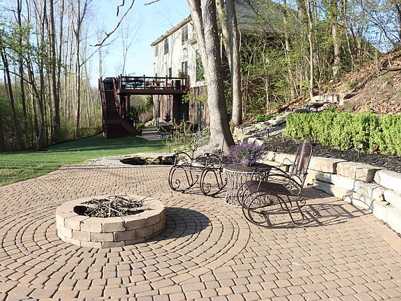 Lakeside patio