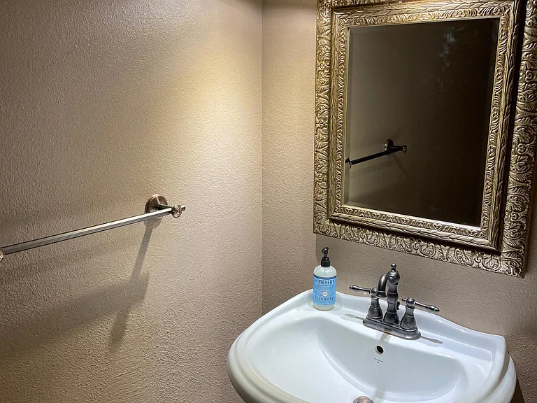 Downstairs half bath