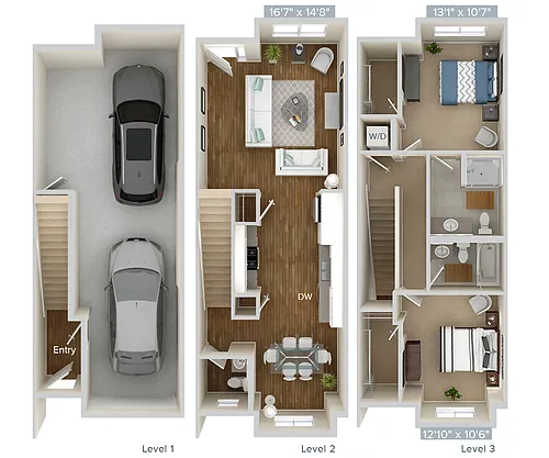 Floor plan B13T-1281