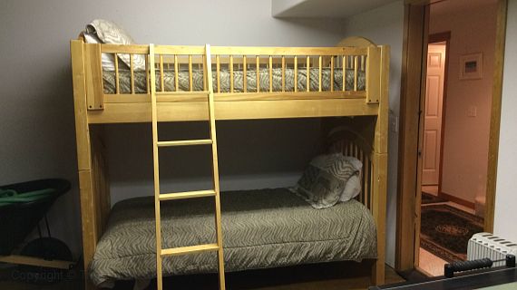 Bunk Beds in Garage