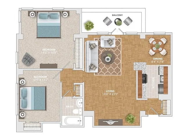 Floor plan The King