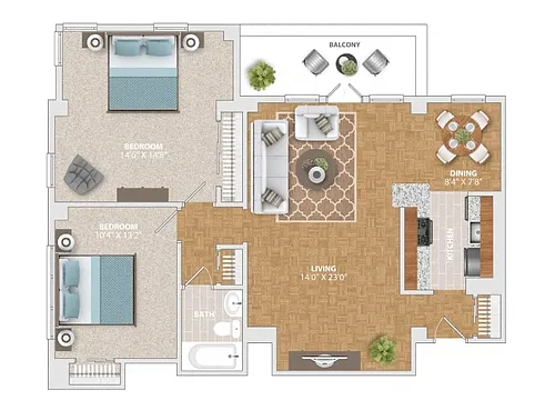 Floor plan The King