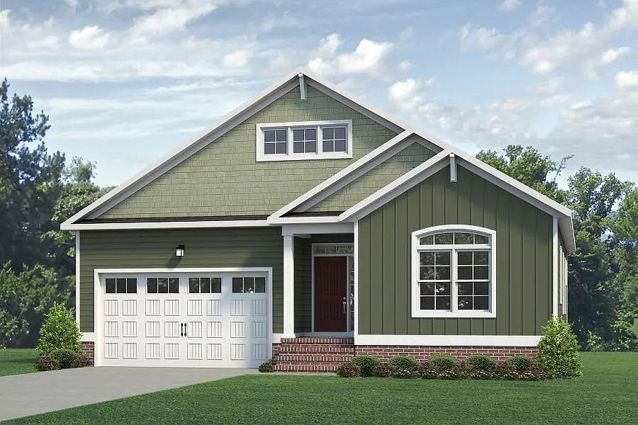 Jayne - Craftsman B Front Load Garage