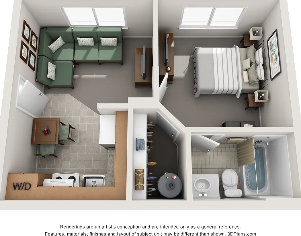 1 bed, 400 sqft, $1,350 — Photo 4