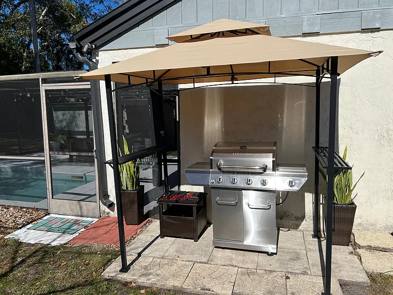 Covered Grill Area