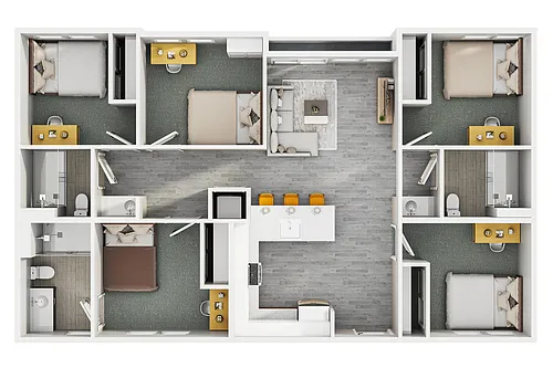 Floor plan 5X3