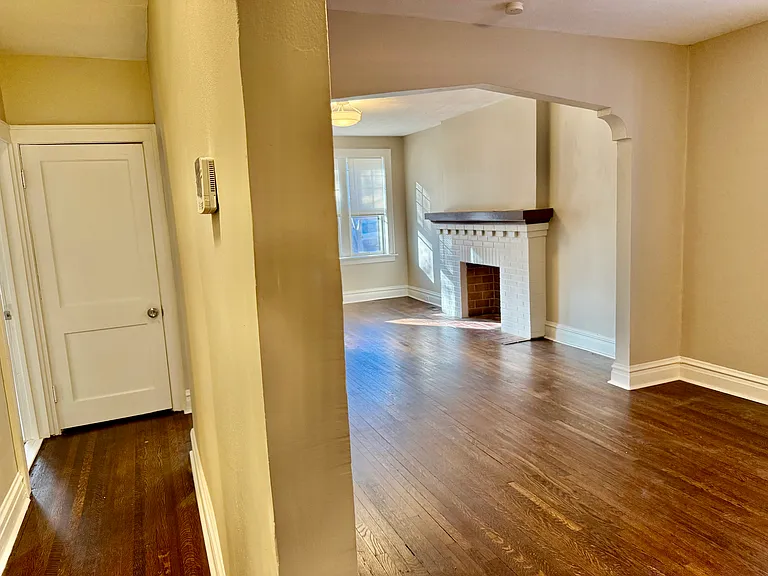 hall closet and living space