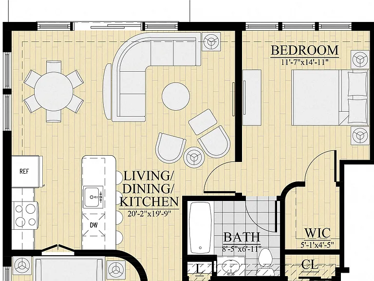 Deluxe 2 Bedroom Unit