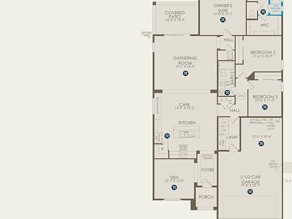Manzanita Floor Plan, Quick Move-in Home, Floor 1