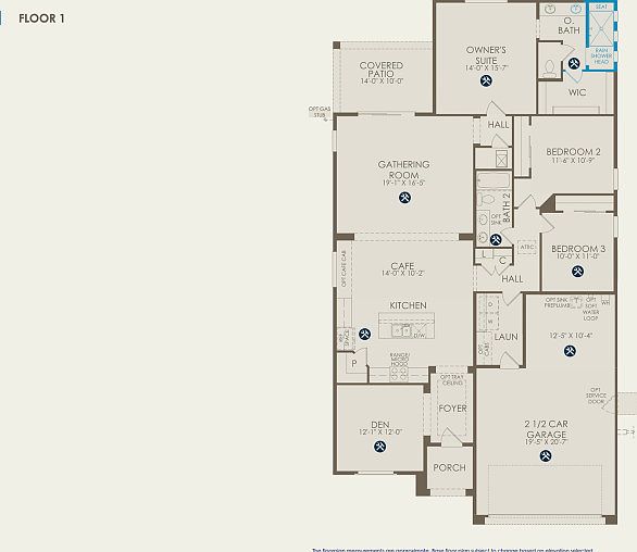 Manzanita Floor Plan, Quick Move-in Home, Floor 1