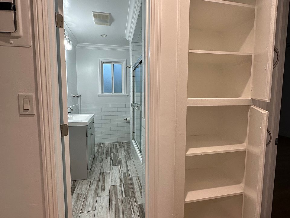 Hallway with storage
