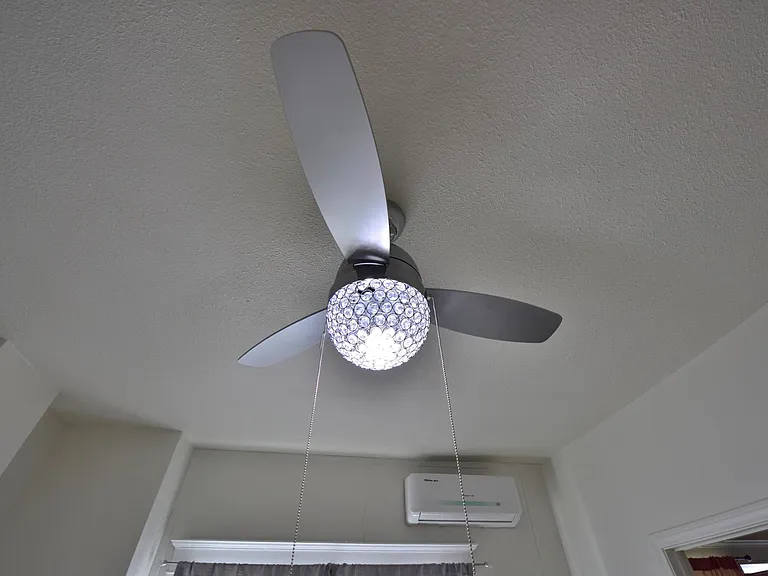 ceiling fans in living room
