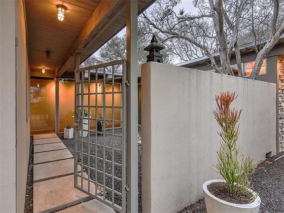 Gates add security, and courtyard adds character.