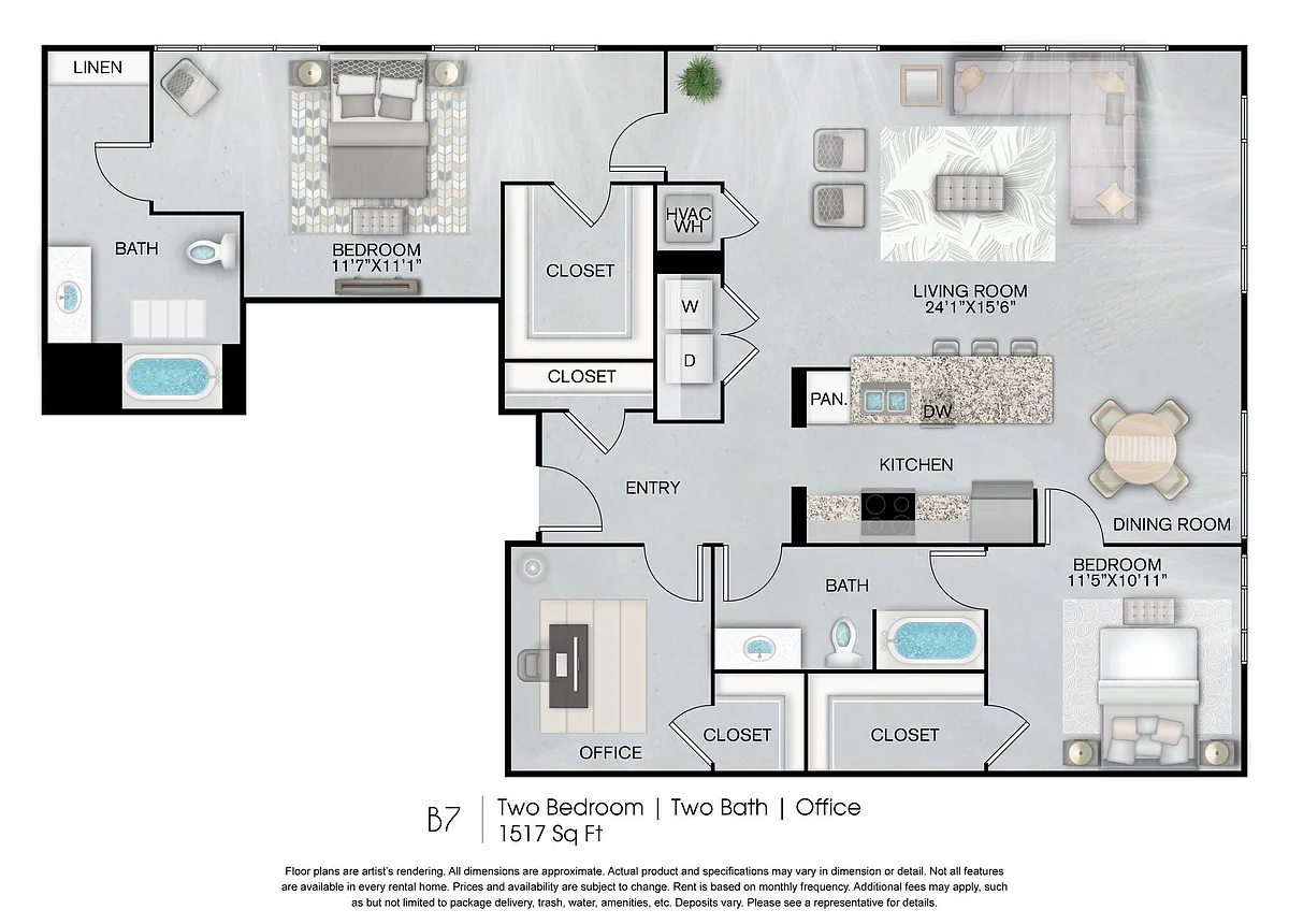 Floor plan B7