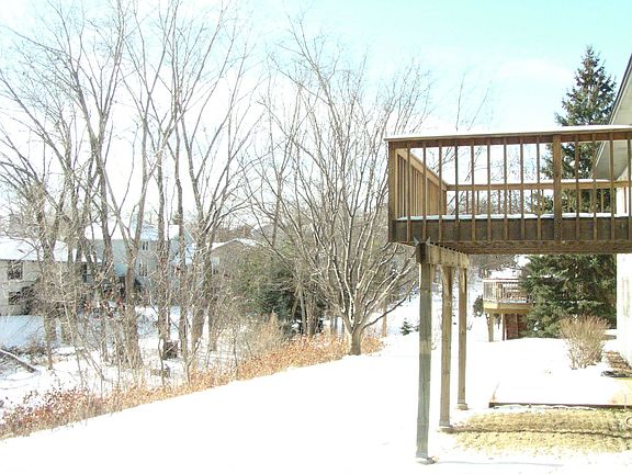 Beautiful south exposure yard, even in winter