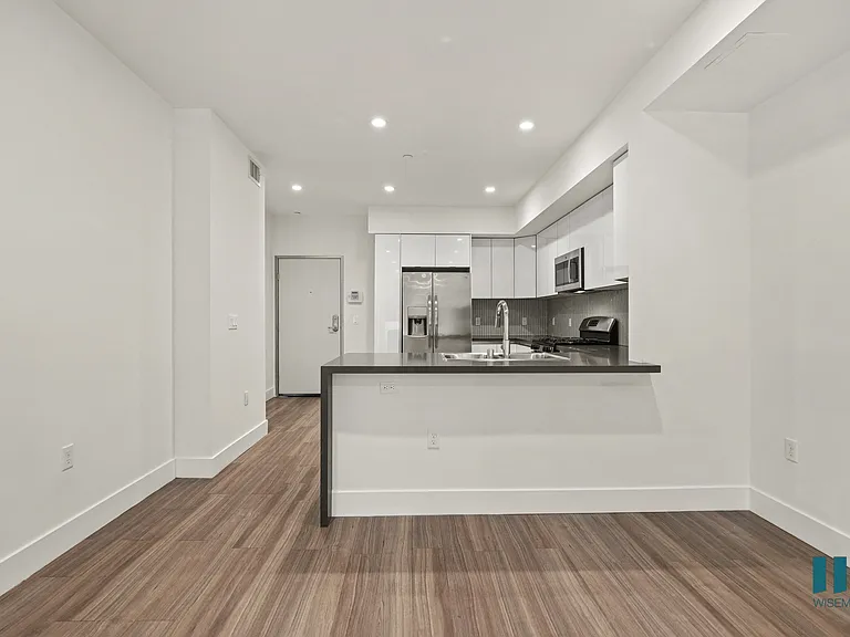 Open-Concept Kitchen with Countertop Bar