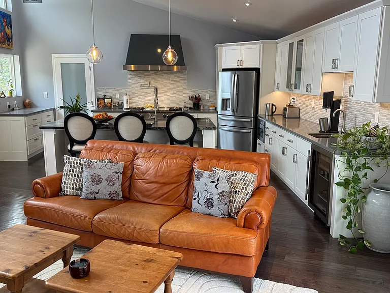 Lounge and kitchen view
