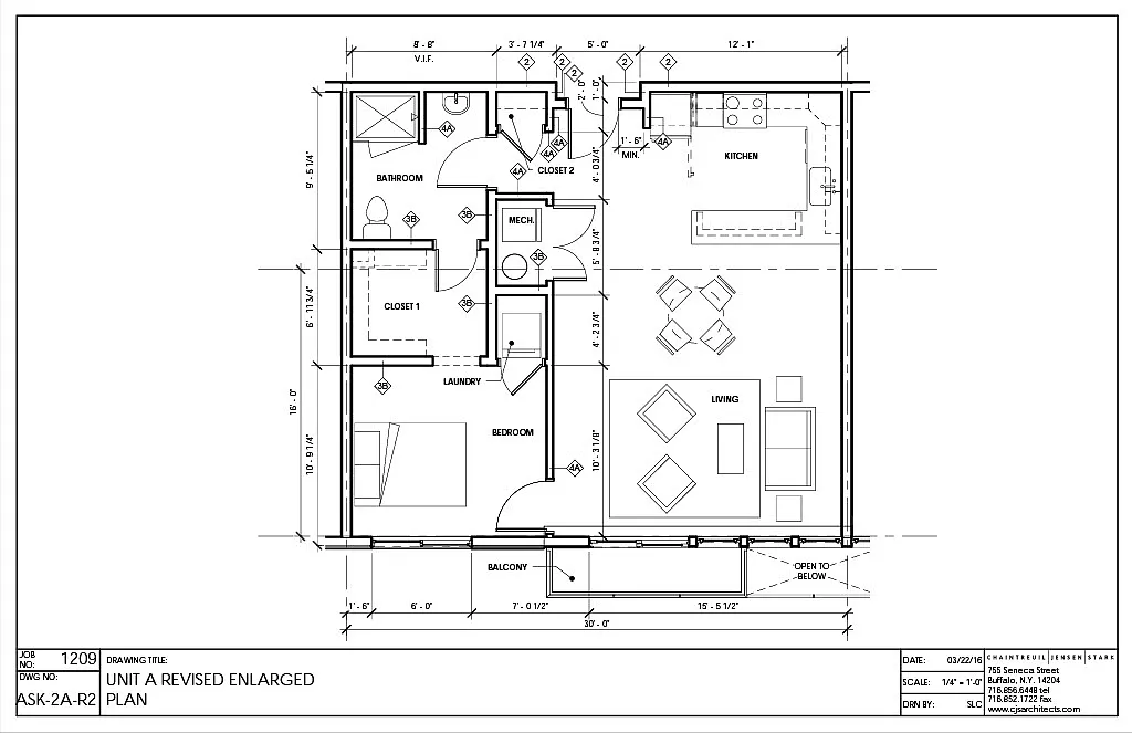 Floor plan 1 BR