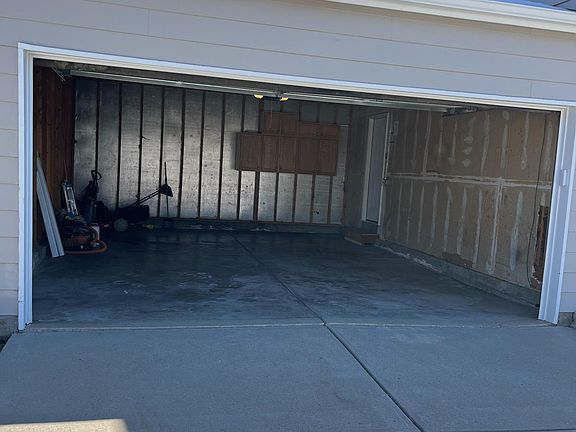 Large 2 car garage with opener