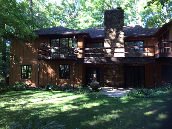 Backyard view of house