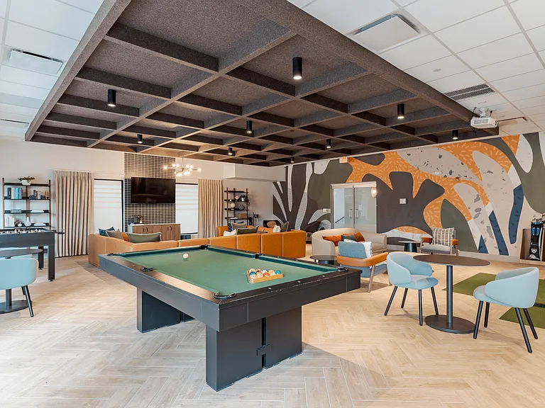 Billiards at 15 Bank Apartments in White Plains, NY 10606