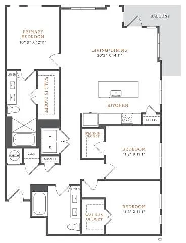 Floor plan C1
