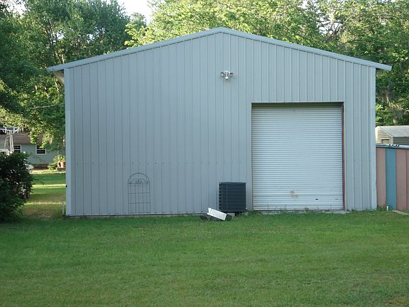 Back of Shop with roll up door