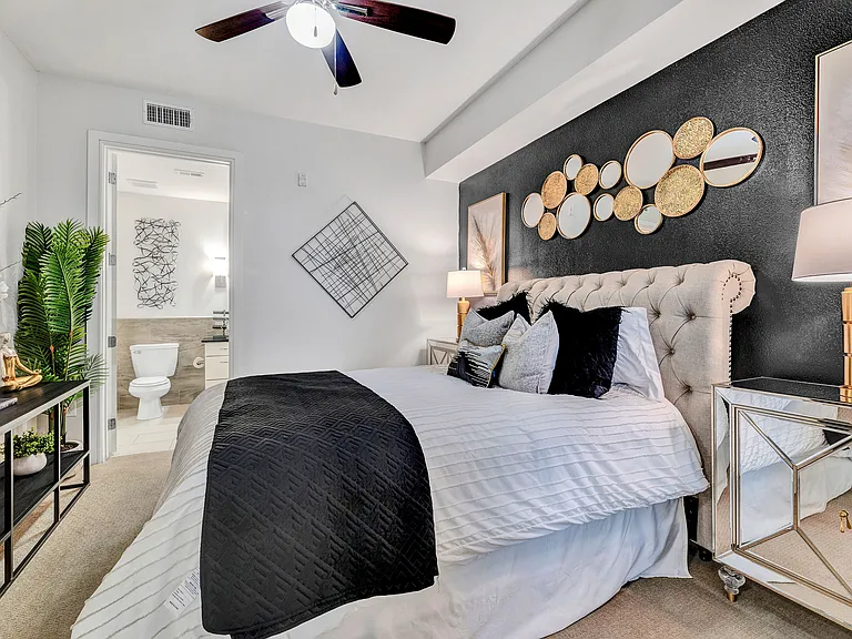 Sleep peacefully in a cozy, quiet space.