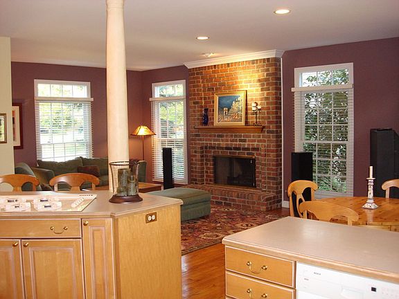Kitchen looking into Family Room