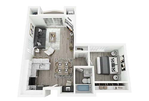 Floor plan The Barrington B8
